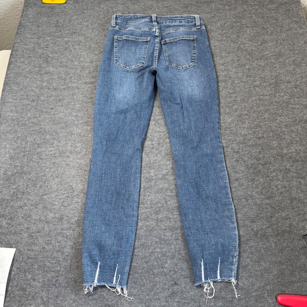 Pistola Women Skinny Jeans Size 26 Medium Wash Distressed Raw Hem P6730MTW-NFR - Picture 6 of 11